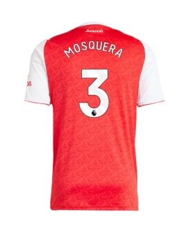 Billige Fotballdrakt Arsenal Cristhian Mosquera #3 Replika Hjemmedrakt 2025-26 Kortermet